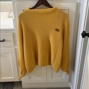 Mustard knit sweater